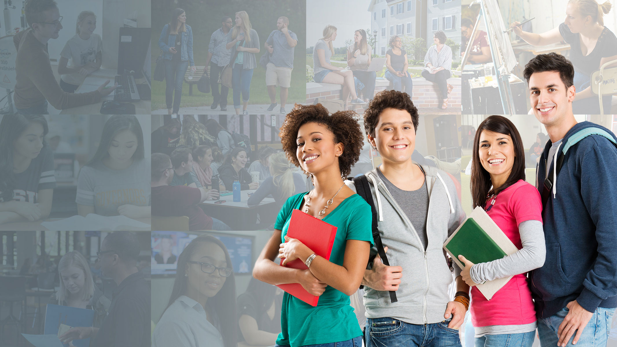 Student Photos Collage for National College Decision Day