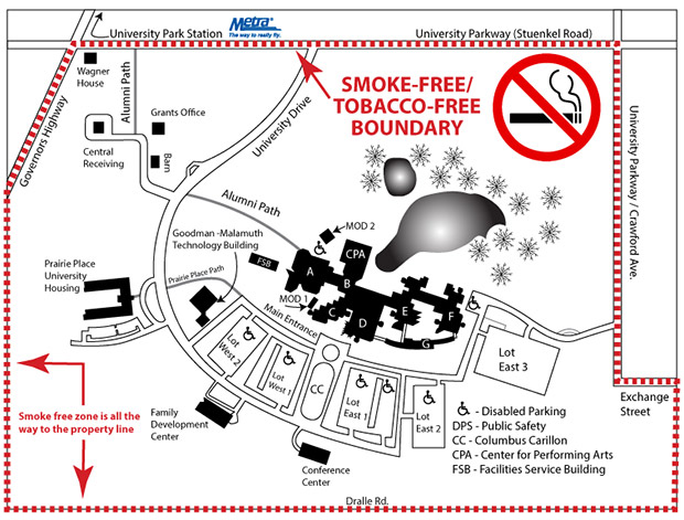 GSU Smoke Free Campus Boundaries