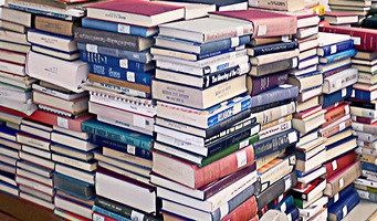 Piles of books Piles of books