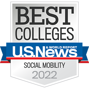US News and World Report Badge for Social Mobility 2022