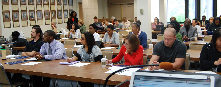 people in a classroom