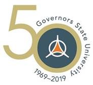 Governors State University 50th Anniversary Logo Governors State University 50th Anniversary Logo