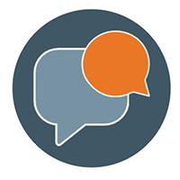 Word and thought bubbles graphic Word and thought bubbles graphic