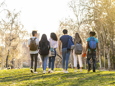 outdoor students