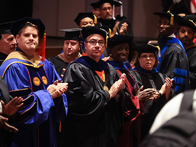 Faculty at Convocation