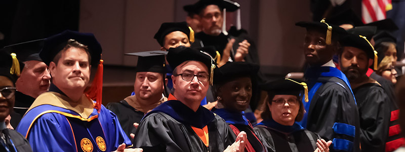 Faculty at Convocation