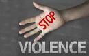 Stop the violence hand