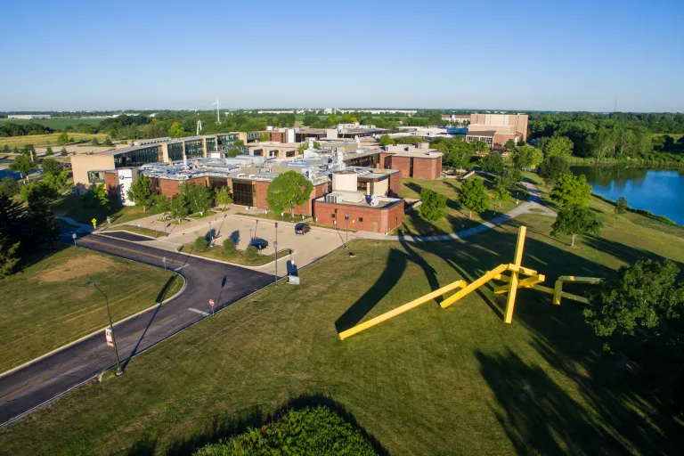 Aerial view of the GovState Campus
