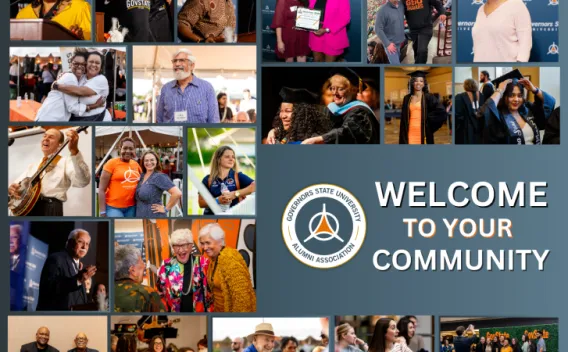 Welcome to your community GovState Alumni Photo collage 