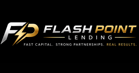 Logo: Flash Point Lending with an FPL monogram and lightning bolt.