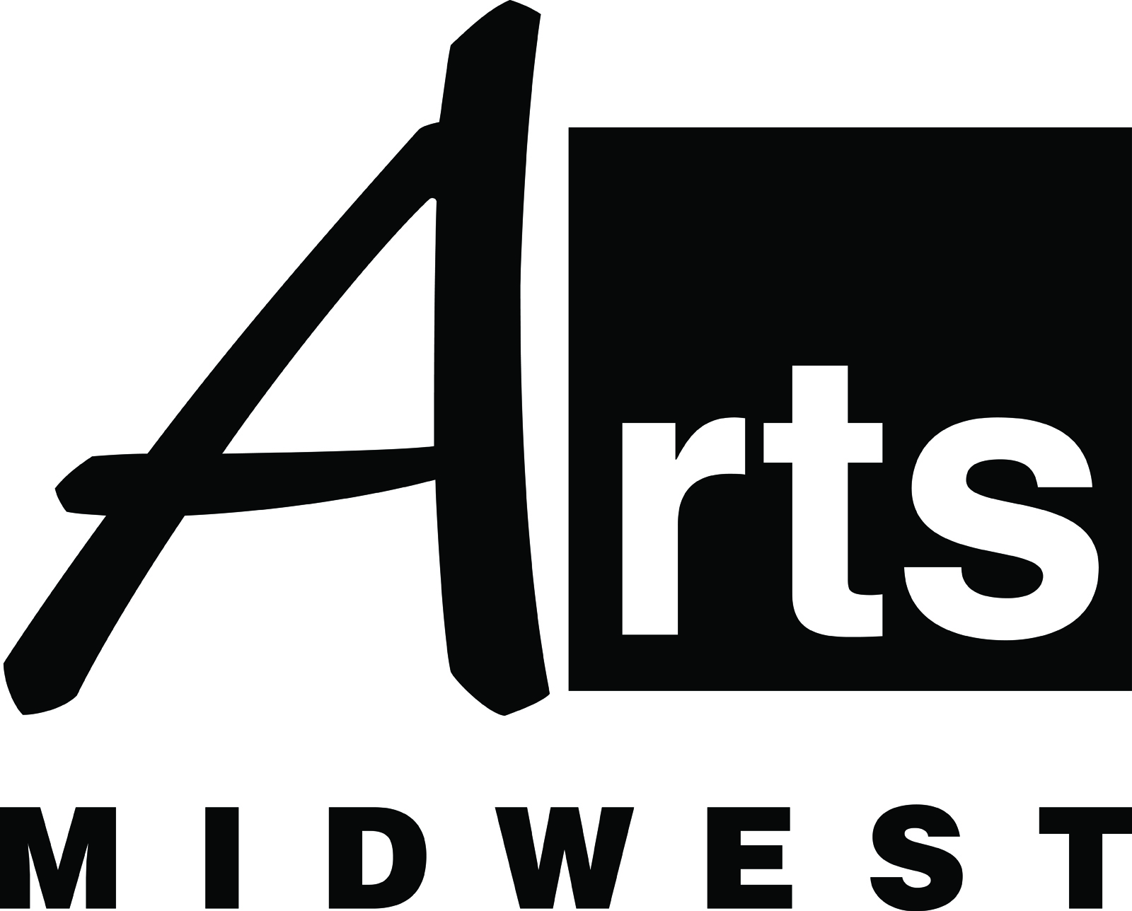 Arts Midwest Logo BW(1)
