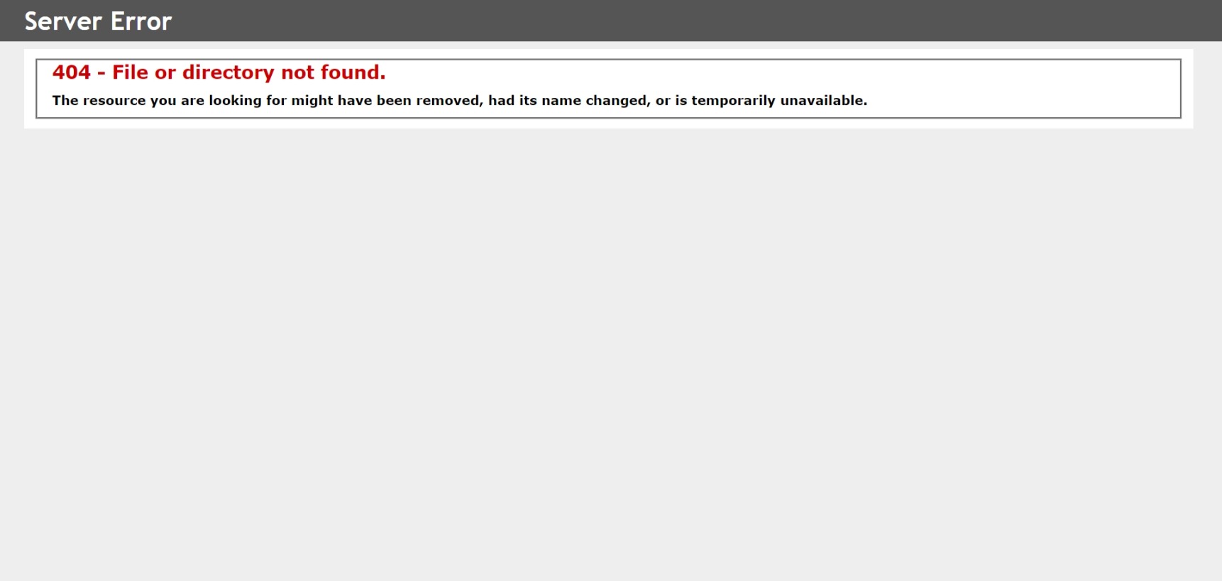 404 Error when selecting file in Microsoft Edge