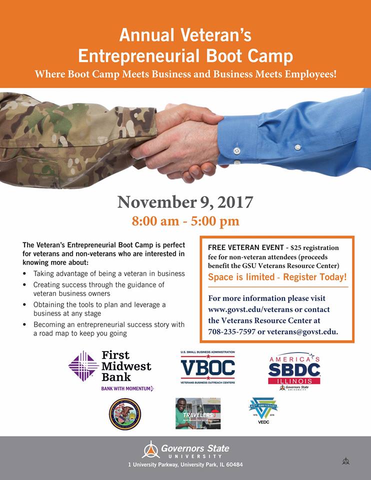 Veterans Entrepreneurial Boot Camp Flyer 2017 Veterans Entrepreneurial Boot Camp Flyer 2017