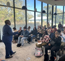 Person talking to an audience